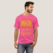 Ik heb mijn eerste skydive parapente overleefd t-shirt (Voorkant volledig)