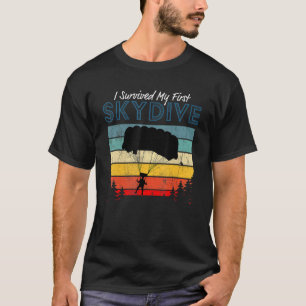 Ik heb mijn eerste Skydive Skydiving Vintage overl T-shirt