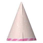 Ik heb mijn eerste tandteken Peach&Pink Party Pet Feesthoedjes (Achterkant)