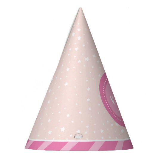 Ik heb mijn eerste tandteken Peach&Pink Party Pet Feesthoedjes (Links)