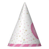 Ik heb mijn eerste tandteken roze feestje Pet Feesthoedjes (Links)