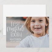 Ik heb mijn eerste Tooth persoonlijke fotokaart ve Feestdagenkaart (Voorkant / Achterkant)