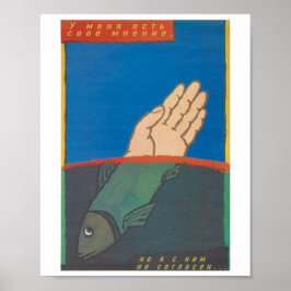 Ik heb mijn eigen mening over het Poster van het S