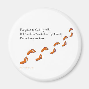 Ik heb mijn eigen voetafdrukken magneten gevonden