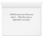 "Ik heb mijn enige tijd nodig!" (Binenzijde Horizontaal (Onderkant))