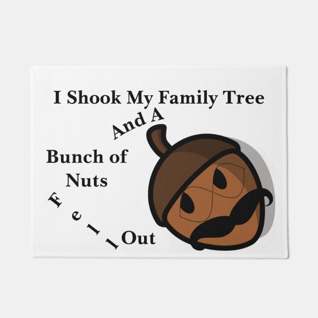 Ik heb mijn familieboom geschoren deurmat (Voorkant)
