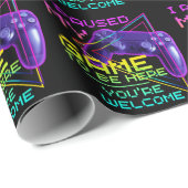 IK HEB MIJN GAME GESPECIALISEERD OM HIER TE ZIJN. CADEAUPAPIER (Rol Hoek)