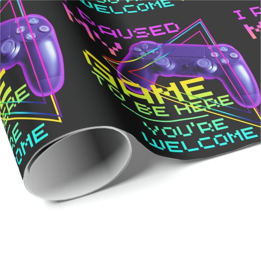 IK HEB MIJN GAME GESPECIALISEERD OM HIER TE ZIJN. CADEAUPAPIER (Rol Hoek)