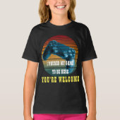 IK HEB MIJN GAME GESPECIALISEERD OM HIER TE ZIJN. T-SHIRT (Voorkant)