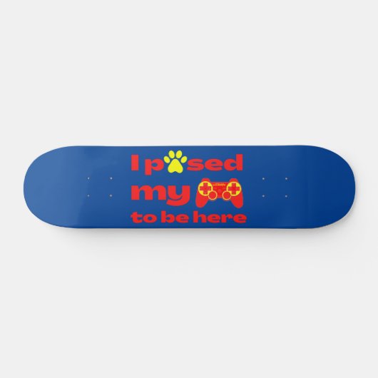 IK HEB MIJN GAME GESPECIEERD OM HIER grappig TE ZI Persoonlijk Skateboard (Horizontaal)