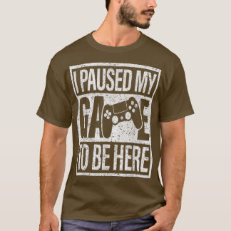 Ik heb mijn gameconsole Gaming Funny onderbroken T-shirt