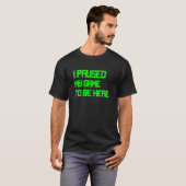 Ik heb mijn gameconsole Gaming Funny onderbroken T-shirt (Voorkant volledig)