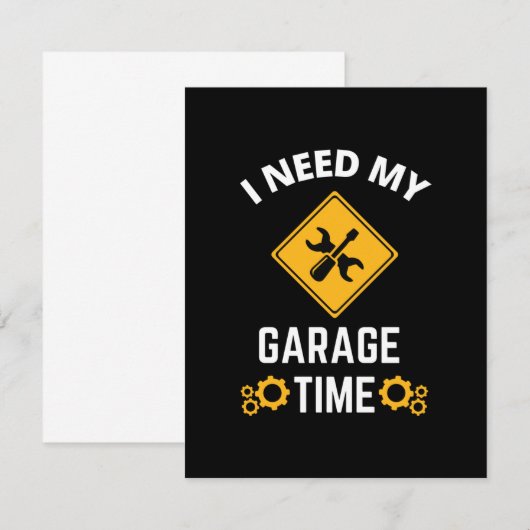 Ik heb mijn Garage tijd nodig (Voorkant / Achterkant)