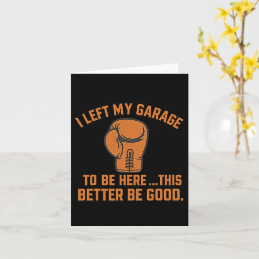 Ik heb mijn garage verlaten om hier te zijn, zodat kaart (Gele Bloem)