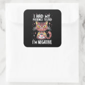 Ik heb mijn geduld test gehad! vierkante sticker (Tas)