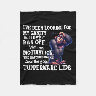 Ik heb mijn gezonde verstand gezocht, maar ik denk fleece deken