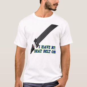 Ik heb mijn gordel op t-shirt