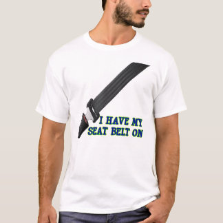 Ik heb mijn gordel op t-shirt