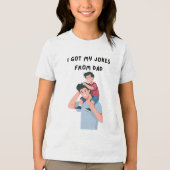 Ik heb mijn grappen Tri-Blend shirt (Voorkant)