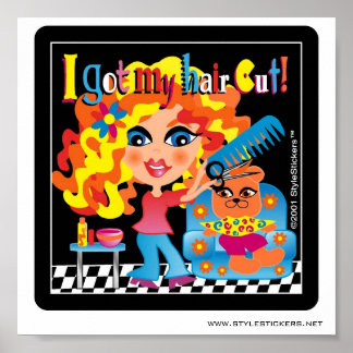 Ik heb mijn haar doorgesneden. Poster voor Salon