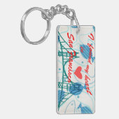 Ik heb mijn hart gevonden in San Francisco Sleutelhanger (Voorkant Links)