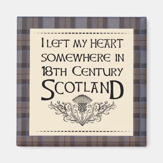 Ik heb mijn hart in Schotland achtergelaten Magneet (Voorkant)