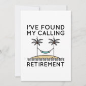 Ik heb mijn het roepen pensioen gevonden bedankkaart (Voorkant)