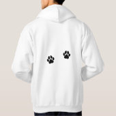 Ik heb mijn hond hier! Aangepaste foto Hoodie (Achterkant)