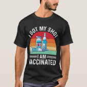 Ik heb mijn hot vaccinated offerte t-shirt (Voorkant)