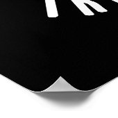 Ik heb mijn Iron You Funny Appliance Pun Dark BG Poster (Hoek)