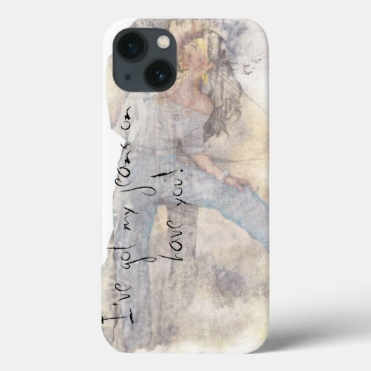 Ik heb mijn jeans op je. Case-Mate iPhone case (Achterkant)