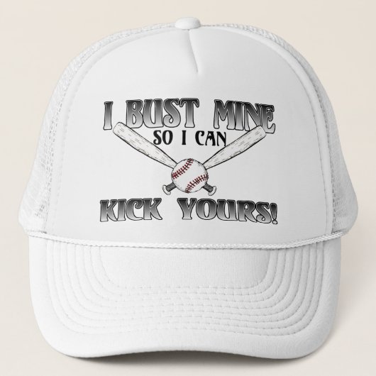 Ik heb mijn....Kick Yours Softball Trucker Pet (Voorkant)