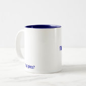 Ik heb mijn kindertijd opgegeven? tweekleurige koffiemok (Voorkant links)