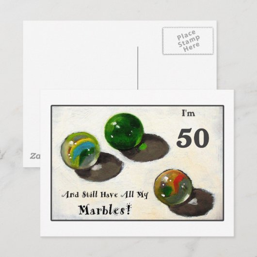 IK HEB MIJN KNIKKERS NOG OM VIJFTIG BRIEFKAART (Voorkant / Achterkant)