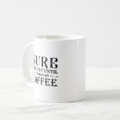 Ik heb mijn koffie gehad koffiemok (Voorkant links)