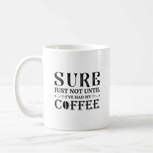 Ik heb mijn koffie gehad koffiemok (Links)