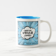 Ik heb mijn koffie nodig: Grappige cafeïne strip P
