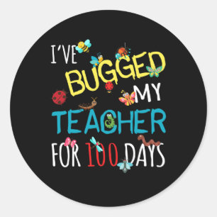 Ik heb mijn leraar 100 dagen afgeluisterd tijdens ronde sticker