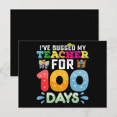 Ik heb mijn leraar afgeluisterd voor 100 dagen sch briefkaart (Voorkant / Achterkant)