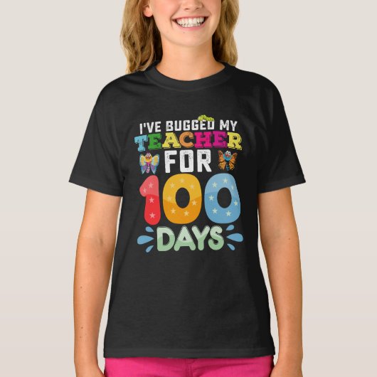 Ik heb mijn leraar afgeluisterd voor 100 dagen sch t-shirt (Voorkant)
