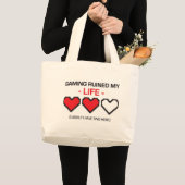 IK HEB MIJN LEVEN GEWEEST! GROTE TOTE BAG (Voorkant (product))