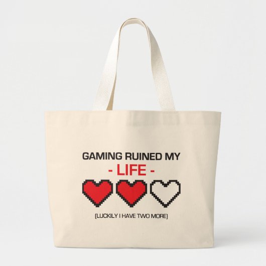 IK HEB MIJN LEVEN GEWEEST! GROTE TOTE BAG (Voorkant)