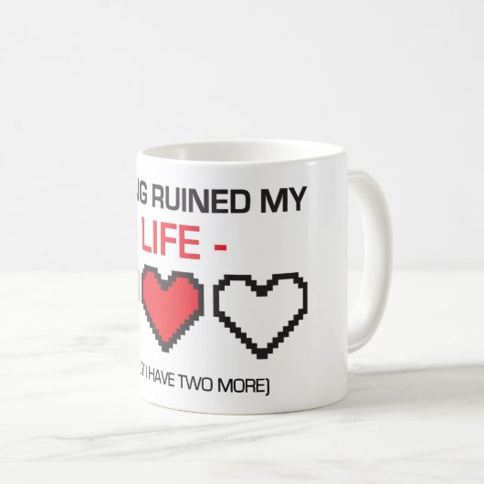 IK HEB MIJN LEVEN GEWEEST! KOFFIEMOK (Voorkant rechts)