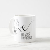 Ik heb mijn liefde om me te houden Warm Mok (Voorkant links)