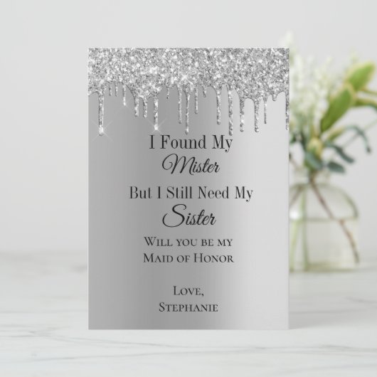 Ik heb mijn Mister Huwelijksfeest Uitnodigingskaar Kaart (Staand voorkant)