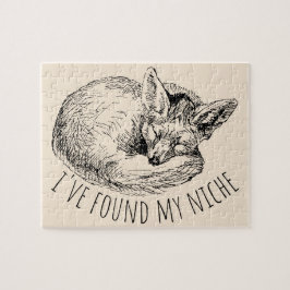 Ik Heb Mijn Niche Gezellige Slapende Vos Legpuzzel