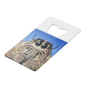 Ik heb mijn ogen op je! creditkaart flessenopener (Voorkant Gekanteld)