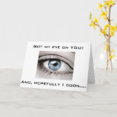 IK HEB MIJN OGEN OP JOU EN DAN LIPEN TE JUBILEUM KAART (Gele Bloem)