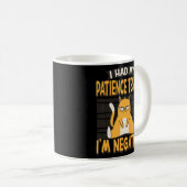 Ik heb mijn patiënt laten testen dat ik een negati koffiemok (Voorkant rechts)