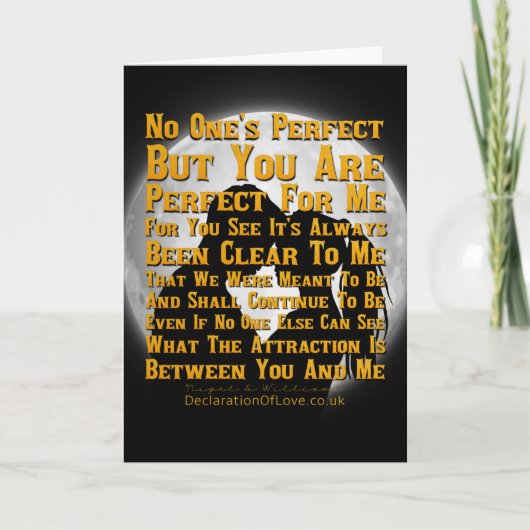 Ik heb mijn perfecte match gevonden kaart (Voorkant)